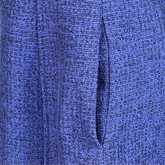 BANANA REPUBLIC Blue Tweed Sheath (8TALL) - Picture 6 of 6